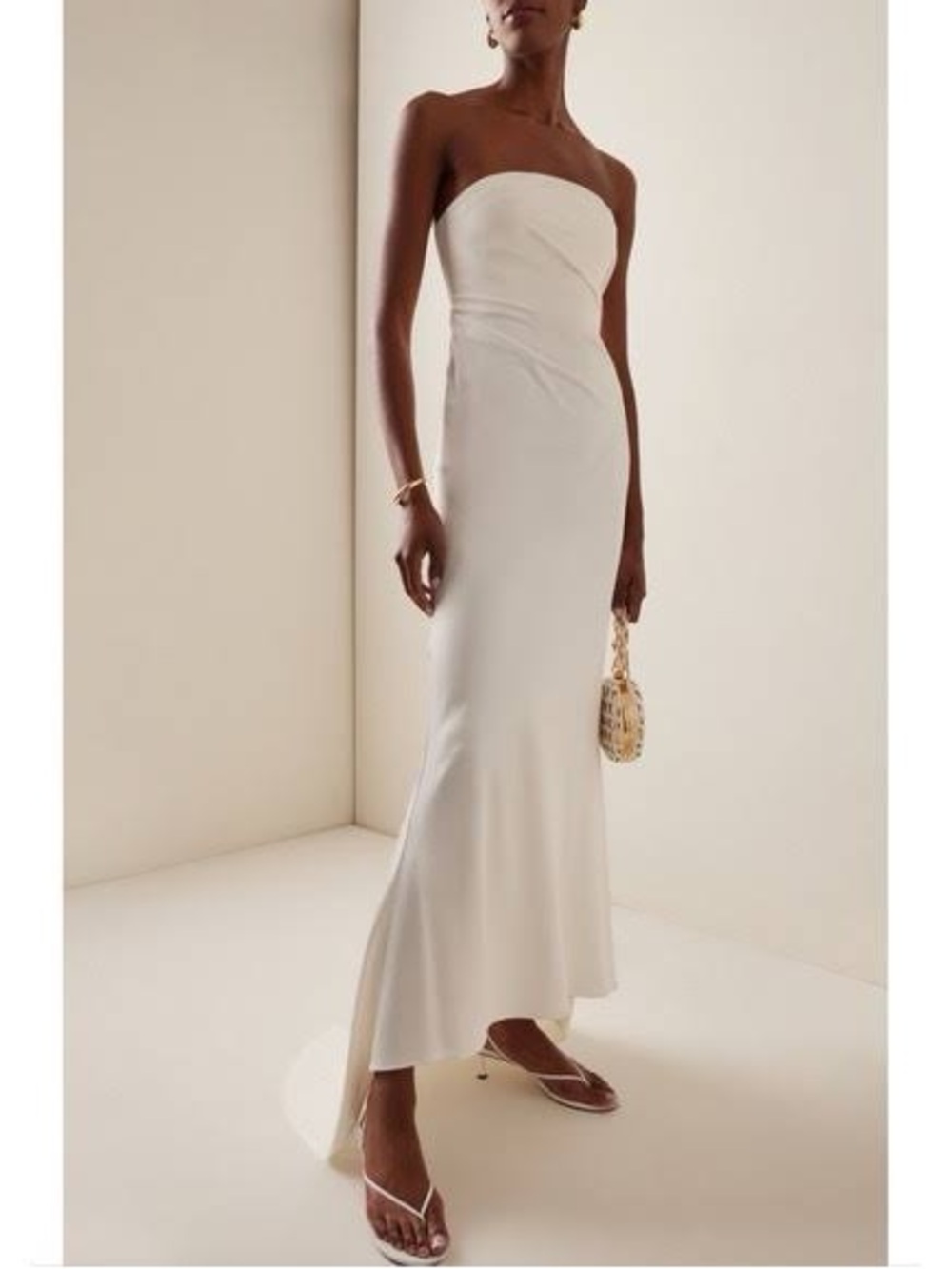 SIGNIFICANT OTHER Lucile Strapless Gown | Bone | Size 4
